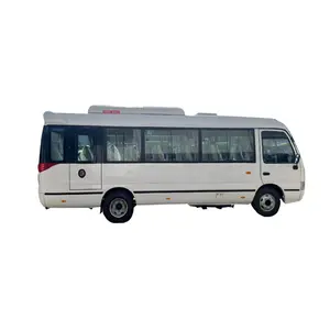 אוטובוס אנקאי לנד קרוזר משומש, ואן מיני אוטובוס משומש, אוטובוסים משומשים זולים למכירה HFF6700K 21 מושבים 4 דלתות OIL BENZOLINE RHD Euro 3