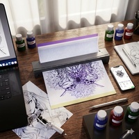 Imprimante thermique pour pochoirs de tatouage A4, 1500 mAh, 203 DPI, imprimante de transfert de tatouage portable sans fil pour artistes, salon de tatouage