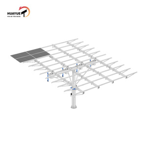 Traqueur solaire à double axe Huayue HYS-50PVB-M-<span class=keywords><strong>156</strong></span>-4LSD avec entraînement rotatif, résistant aux vents de 37 à 60 m/s et aux charges de 2,0 <span class=keywords><strong>KN</strong></span> ㎡   Charge de neige - Product Image 2