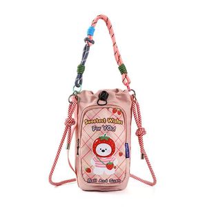 Water Bottle Carrier <b>Bag</b> Pouch <b>Holder</b> with Adjustable Shoulder Hand Strap - Product Image 4