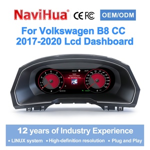 Navihua <b>for</b> Volkswagen Passat B8 CC <b>Digital</b> <b>Speedometer</b> Cluster 2017-2020 Linux Virtual Cockpit LCD Dashboard - Product Image 1