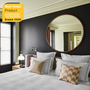 High-Quality Boutique Hotel <b>Armchair</b> Plush Fabric Sturdy Frame Comfortable Seating Living Room Lounge Furniture - Product Image 1