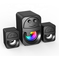 Sf112Bt Havit 5W+3W 3 pouces + 2 pouces Caisson de basses actif Pro Mini Audio Bt Haut-parleurs avec LED