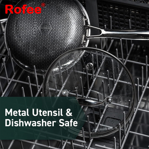 <span class=keywords><strong>6</strong></span> Piece lai nấu ăn nồi và <span class=keywords><strong>Pan</strong></span> với nắp không dính tri-ply thép không gỉ Cookware Set - Product Image 4