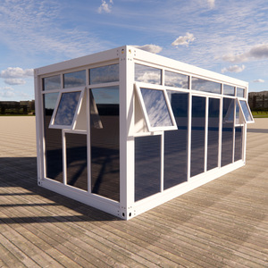 Modern Detachable Container House Rectangle Living Container With Glass <b>Curtain</b> Wall Standard <b>Thickness</b> - Product Image 1