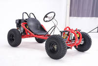 Kart à pédales tout-terrain Longwise LWGK-60P durable, 270 cm³, essence, 4 temps, freins à disque hydrauliques, vitesse maximale de 60 km/h, accessoires pour karts à pédales