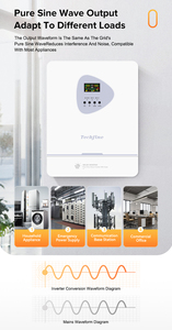 Potenza Techfine 3000w 3600w 5500w 11000w <span class=keywords><strong>48v</strong></span> 24v MPPT ibrido On/Off Grid 100A 120A 150A <span class=keywords><strong>220v</strong></span> 50/60hz caricatore <span class=keywords><strong>Inverter</strong></span> solare WIFI - Product Image 5