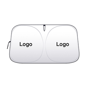 <span class=keywords><strong>Pare</strong></span>-<span class=keywords><strong>soleil</strong></span> universel personnalisé en titane, argent, élastique pliable et réfléchissant pour fenêtre latérale de voiture - Product Image 1