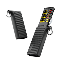 Estuche para Lector de Tarjetas SD de Alta Velocidad, Lector de Tarjetas USB 3.2 CFexpress B, Estuche de Almacenamiento de Tarjetas a Prueba de Agua para Teléfono/Android, Cámaras de Acción