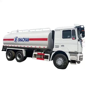 Camion de réservoir d'eau d'acier inoxydable de SHACMAN H3000 F3000 6*4 10000-25000Litres camion de transport de l'eau de Bowser d'arroseur d'eau