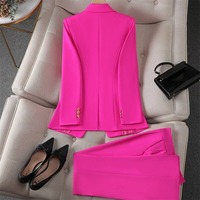 TT26213 Fashion Wanita 2026 Warna Baru Lengan Panjang Setelan Bisnis Universal Blazer Formal Kantor Wanita Setelan 2 Potong