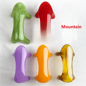 Masajeador de Ámbar con Forma de Perro para Cuello y Espalda, Herramienta de Acupresión para Aliviar el Dolor Muscular Humano, Raspador de Masaje Corporal Completo - Product Image 6