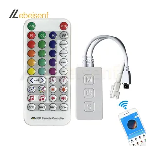 WiFi Smart SP511E LED Magic Color Controller DC 5-24V 900 Pixel IC SPI Signal Dimmer Single or Dual SM 3-Pin & IR 38-Key Remote