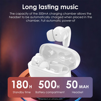 Écouteurs sans fil TWS intra-auriculaires à conduction aérienne de haute qualité 2026, populaires, pour appels clairs et musique, promotionnels, cadeau d'affaires