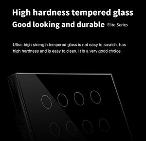 Sản phẩm nhà thông minh Wifi cảm ứng chuyển đổi <span class=keywords><strong>8</strong></span> gang với Tempered Glass tấm thông minh <span class=keywords><strong>8</strong></span> Nút chuyển đổi ánh sáng điều khiển từ xa cho khách sạn - Product Image 6