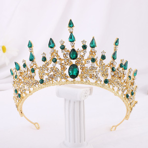 <span class=keywords><strong>มงกุฎ</strong></span>โลหะสีโรสโกลด์สำหรับเจ้าสาว,เครื่องประดับผมสไตล์บาร็อคเรโทรแบบ<span class=keywords><strong>ย</strong></span>ุโรปสำหรับปาร์ตี้ฮาโลวีนงานแต่งเจ้าสาว - Product Image 3