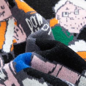 Nouveau Pull Tricoté Col Rond 2025 – Sweat-shirt Homme Motif Dessin Animé Style Urbain Coupe Oversize - Product Image 4