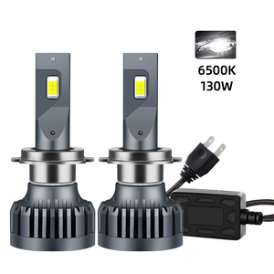 Super <b>Bright</b> P16 130W Led Headlight 6500K White <b>Light</b> Luces Para Autos <b>Bulb</b> H7 H11 9005 9006 LED Headlight - Product Image 5