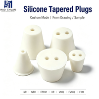 Tapones de Silicona Personalizados ODM, Resistentes a Químicos, Impermeables, para Sellado de Equipos Médicos, Industriales y de Laboratorio, al por Mayor