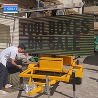 Becquet — panneau de publicité Led P10, remorque Mobile en plein air pour affichage de la publicité