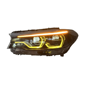 ไฟหน้า LED SJC สำหรับ BMW ซีรีส์ 5 รุ่น G30 G38 530i 540i M5 ปี 2018-2020 ไฟ DRL สามสี ขาว เหลือง ส้ม แบบเสียบปลั๊กใช้งานได้ทันที - Product Image 4