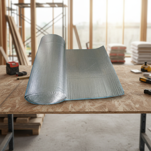 Rollo de Aislamiento de Papel de Aluminio, Lámina de Aislamiento Térmico Reflectante de Calor para Techos, Paredes, Conductos de HVAC, Aplicaciones Industriales y Domésticas - Product Image 2