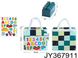 Ensemble de 16 blocs de Construction en plastique vert Morandi pour enfant 2 par 4, briques rectangulaires, jouets empileurs de Construction - Product Image 5