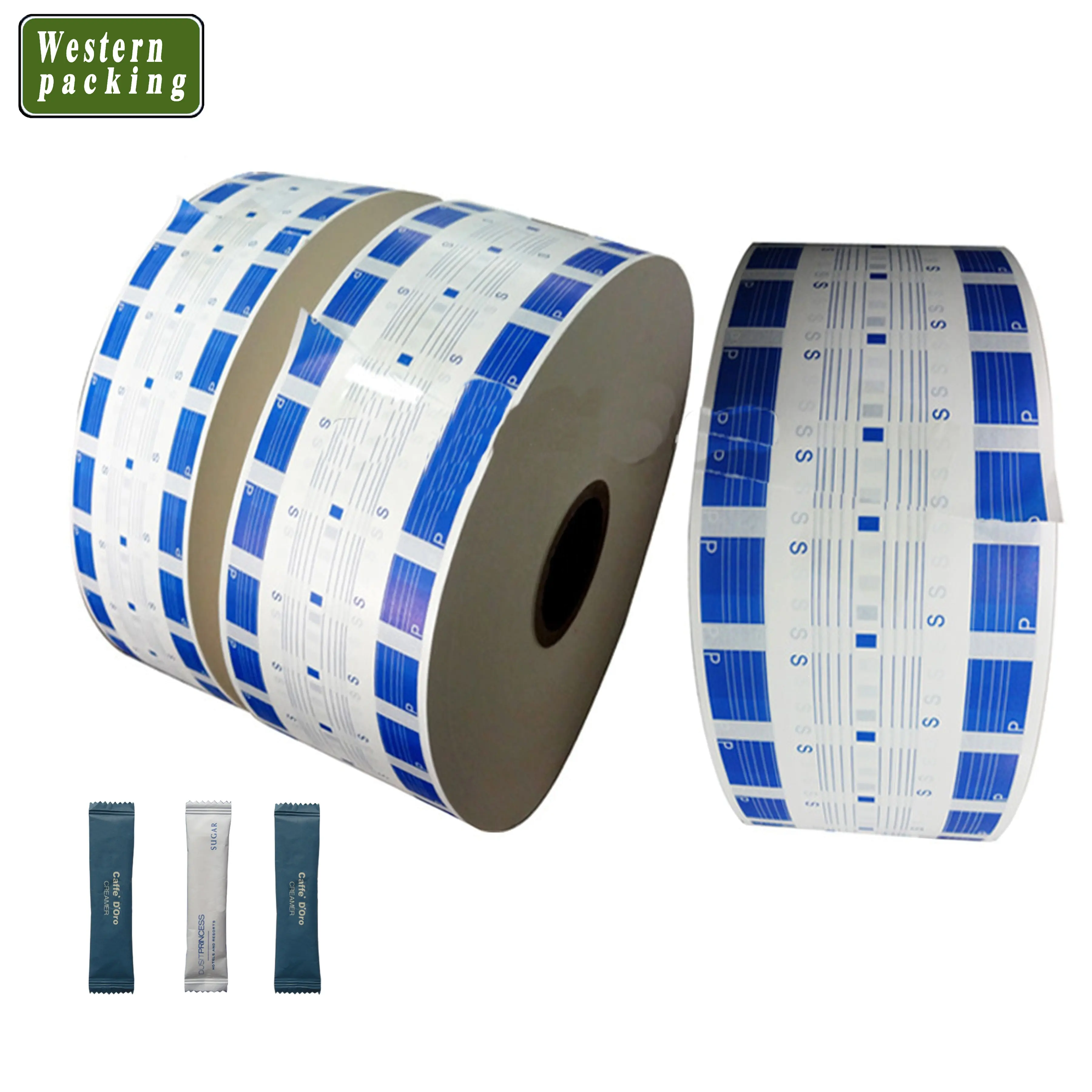 printed pe coated paper roll paper for packing sugar