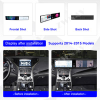 ZWNAV Lecteur multimédia DVD Android 15 de 12,3+12,3 pouces pour Hyundai Azera 2014-2015, autoradio GPS stéréo avec unité principale