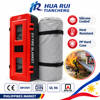 Services de remorquage Philippines – Couverture anti-feu pour véhicules électriques DIN SPEC 91489 EN13501, boîte PP, déploiement rapide, offre spéciale