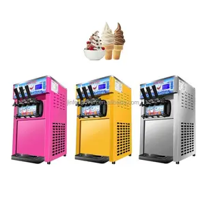 Venta al por mayor, el precio más bajo, uso comercial, máquina para hacer helados de servicio suave/máquina para hacer helados