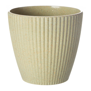 Yicai-maceta clásica de fibra de bambú para plantas, recipiente de carbón vegetal para flores, a rayas, respetuoso con el medio ambiente, Y98 - Product Image 6