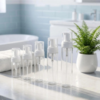 Bouteilles en plastique à pompe moussante 100ML 120ML 150ML 200ML 250ML pour emballage de produits moussants, mousse, bain moussant