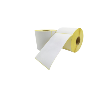 Étiquette adhésive carrée en papier thermique imperméable Hao Sticky <span class=keywords><strong>Code</strong></span>, fond jaune, 4*6 pouces, pour le commerce extérieur transfrontalier - Product Image 6