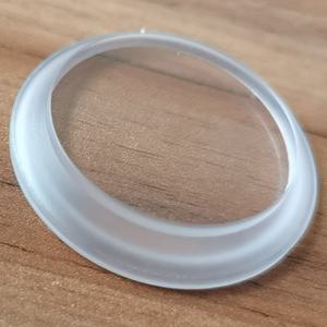 サニタリー1.5 "2" 4 "トライクランプキャップ視力ガラスアクリルプラスチック視力ガラスエンドキャップ - Product Image 1