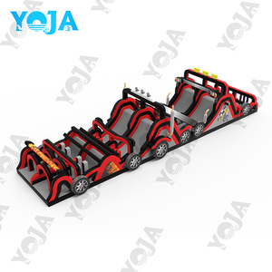 Carrera de obstáculos inflable comercial al aire libre 5K carrera de obstáculos inflable para adultos carrera de obstáculos inflable para coche para niños - Product Image 1