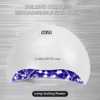 Lampe à ongles UV LED sans fil rechargeable 36W 54W 28 LED 405nm avec minuteur 10s/30s/60s, certifiée CE RoHS, pour usage en salon, en ABS, séchage rapide