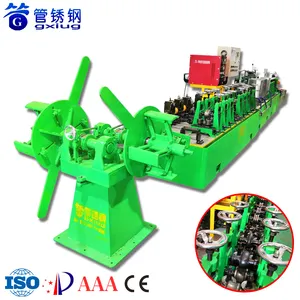 GXG-30 SS MS CS GI Cold Forming Metal Decorative Welded Pipe Machine Price