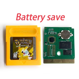 Battery Save Blue Crystal Golden Green Red Silver Yellow <b>Game</b> Cartridge for Gbc <b>Games</b> - Product Image 6