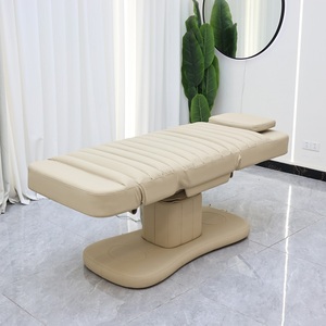 Cama Facial de 3 Motores para Salón de Belleza, Spa, Muebles para Extensiones de Pestañas, Camas de Salón con Mecanismo de Elevación Eléctrico, Silla Cama - Product Image 1