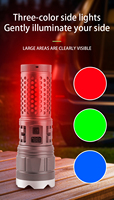 Lampe torche LED haute luminosité avec indicateur de batterie numérique, zoom télescopique, rechargeable, portable, pour la chasse en plein air et les situations d'urgence