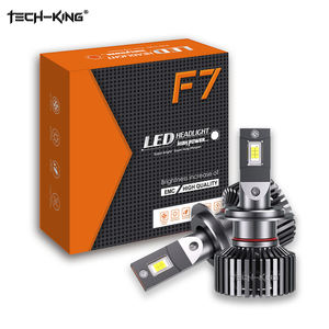 TECH KING-Phares LED haute puissance 12V 6000K <span class=keywords><strong>100W</strong></span> 15000LM H4 <span class=keywords><strong>H7</strong></span> 9005 <span class=keywords><strong>Ampoule</strong></span> LED anti-interférence haute luminosité pour voiture - Product Image 1
