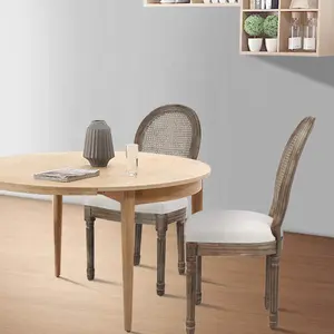 Chaise en bois Antique pour salle à manger, meuble français, Vintage et bon marché, chaise Louis en bois