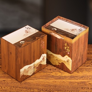 Cajas de Regalo de Té Personalizadas, Seis Cajas de Té Grandes, Qianli Jiangshan, Té de Ceremonia de Alta Gama, Regalo para Ancianos - Product Image 3