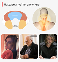 Olyi Coussin de massage électrique Shiatsu pour le cou, portable et gonflable, soulagement des douleurs aux épaules et au dos, avec minuterie, OEM