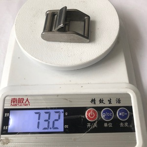 Hebilla de Cinturón con Clip de Resorte de Acero Inoxidable 316, Accesorio para Correas de 25 mm, Uso Casual Resistente - Product Image 4