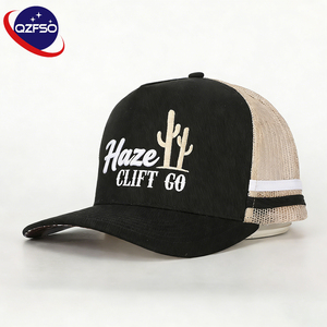 Casquette de baseball camouflage à 6 panneaux QZFSO, personnalisée, de haute qualité, avec logo imprimé, broderie, maille, style hip-hop, pour hommes - Product Image 1