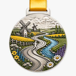 Manufacturer Personalized Custom Running Medals 3D Marathon Finisher Medals with Ribbon for Race Events Sports Awards - Product Image 1