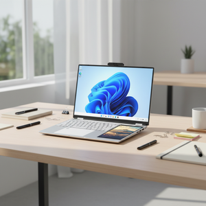 Portátil OEM ODM Personalizado de 15.6 + 7 Pulgadas con Doble Pantalla, CPU Celeron N100, SSD, Teclado RGB Retroiluminado, para Uso Comercial - Product Image 6