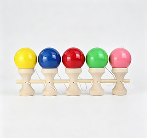 Kendama en bois d'érable, vente en gros, jeu de balle traditionnel japonais de taille standard pour enfants - Product Image 4